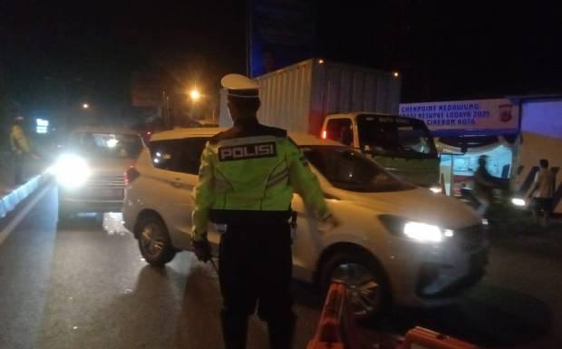1.500 Kendaraan Gagal Masuk Kota Palembang