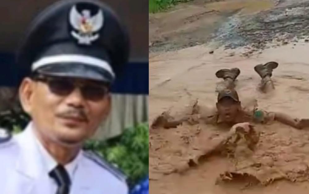 Aksi Warga Mandi Lumpur di Ogan Ilir Viral, Kades Rengas I Tegaskan Sudah Berulang Kali Ajukan Perbaikan Jalan