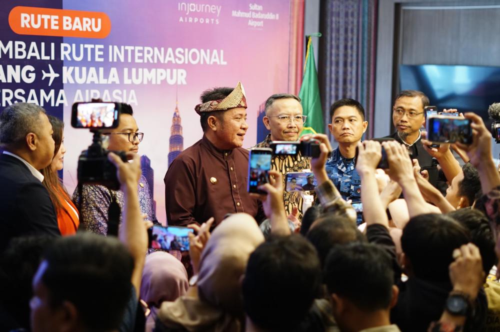 Bandara SMB II Kembali Berstatus Internasional, Gubernur Herman Deru Resmikan Rute Penerbangan Palembang–Kuala Lumpur