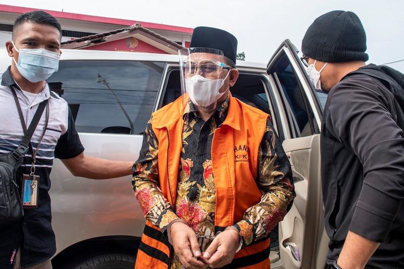 Bupati Muaraenim Nonaktif, Juarsah Resmi Dipindah ke Rutan Pakjo 