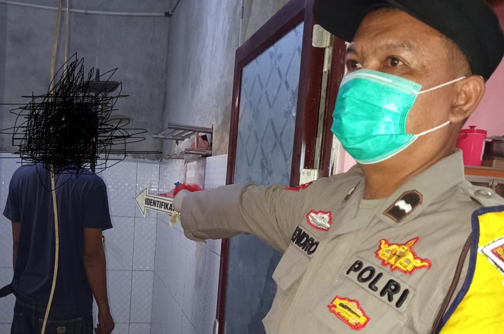 Diduga Terlilit Utang, Warga Muara Enim Ditemukan Gantung Diri di Kamar Mandi