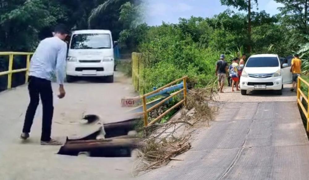 Dua Jembatan Rusak Parah di Ogan Ilir, Warga Resah dan Harus Cari Jalur Alternatif