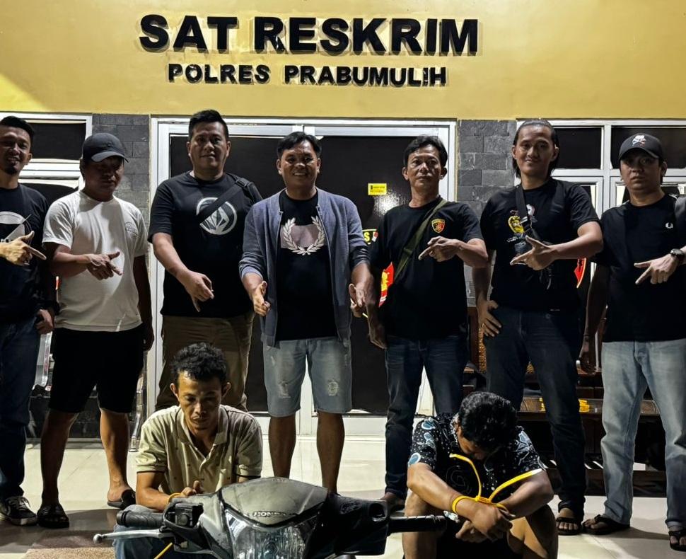 Dua Sekawan Kompak Curi Motor di Prabumulih, Ditangkap Tanpa Perlawanan dan Terancam 7 Tahun Penjara