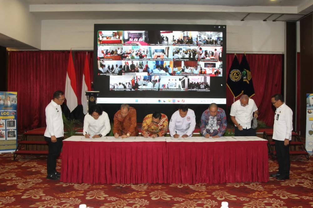 Dukung Penguatan Layanan Hukum, Lapas Palembang Hadiri Penandatanganan MoU dan PKS Program Legal Clinic Collaboration