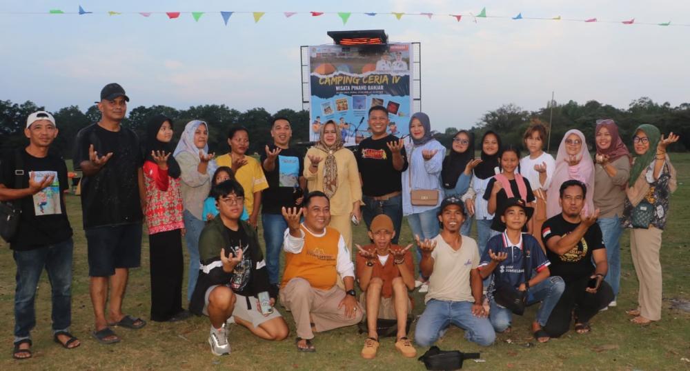 Dukung Visi Misi MEMBARA, Wabup Muara Enim Hadiri Bucubucu Road Show Camping Ceria di Wisata Pinang Banjar