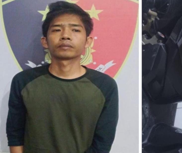 Gelapkan Motor di Tanjung Serian, Jefrinopebri Ditangkap di Kayuagung: Motor Digadaikan Rp10 Juta