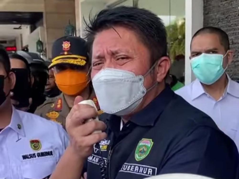 Gubernur Datang Ojol Senang