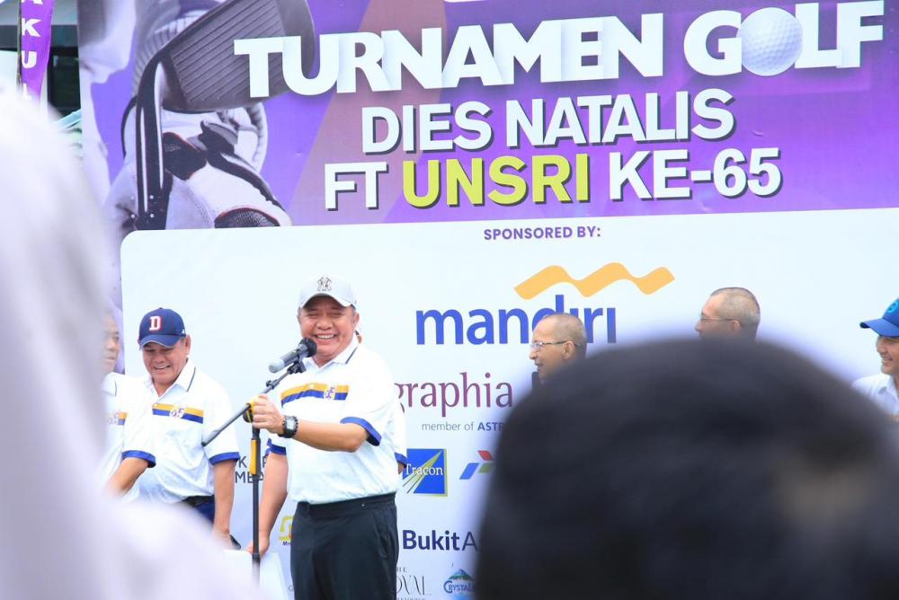 Gubernur Herman Deru: Turnamen Golf IKA FT Unsri Ajang Kolaborasi Tingkatkan Sinergi