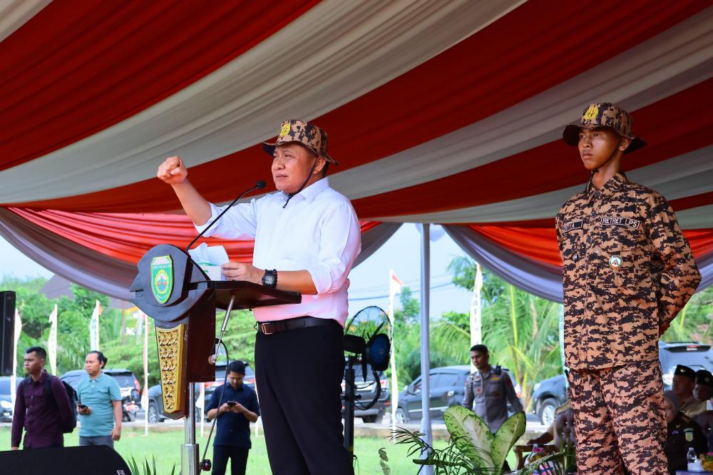 Gubernur Herman Deru Buka Retret Laskar Pandu Satria Jilid II 2025, Tekankan Pembentukan Karakter dan Kesiapan Pemuda Sambut Bonus Demografi