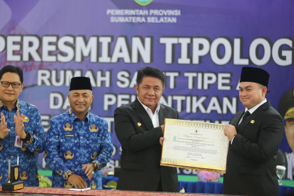 Gubernur Herman Deru Canangkan Road to Sumsel Health Tourism Bersama Kenaikan Status RSUD Siti Fatimah