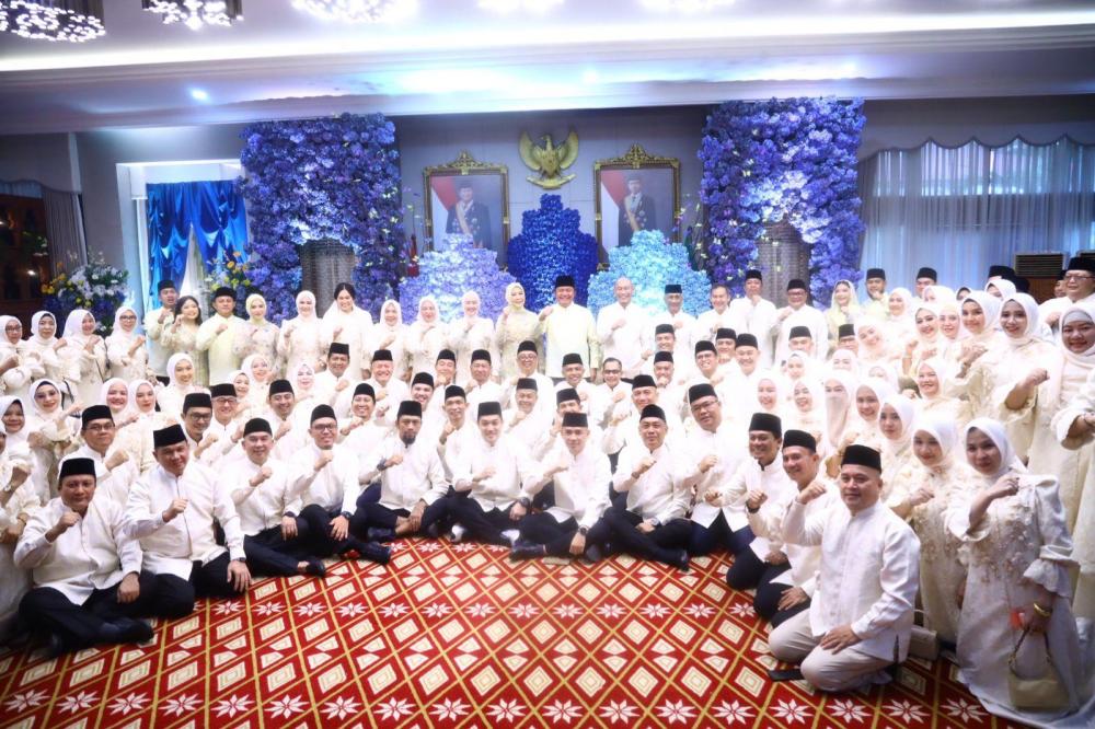 Gubernur Herman Deru Sambut Kepala Daerah se-Sumsel di Open House Hari Kedua Lebaran