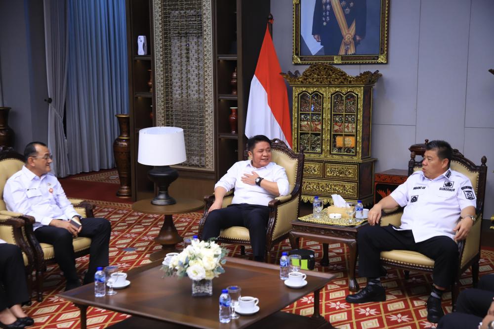 Gubernur Herman Deru dan Gubernur Babel Sepakat Bangun Jembatan Bahtera, Simbol Penyambung Sumsel-Babel