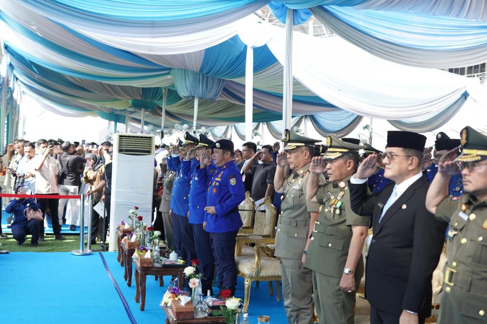 Gubernur Herman Deru–Wagub Cik Ujang Bangga Sumsel Jadi Tuan Rumah HUT Damkar, Satpol PP, dan Satlinmas