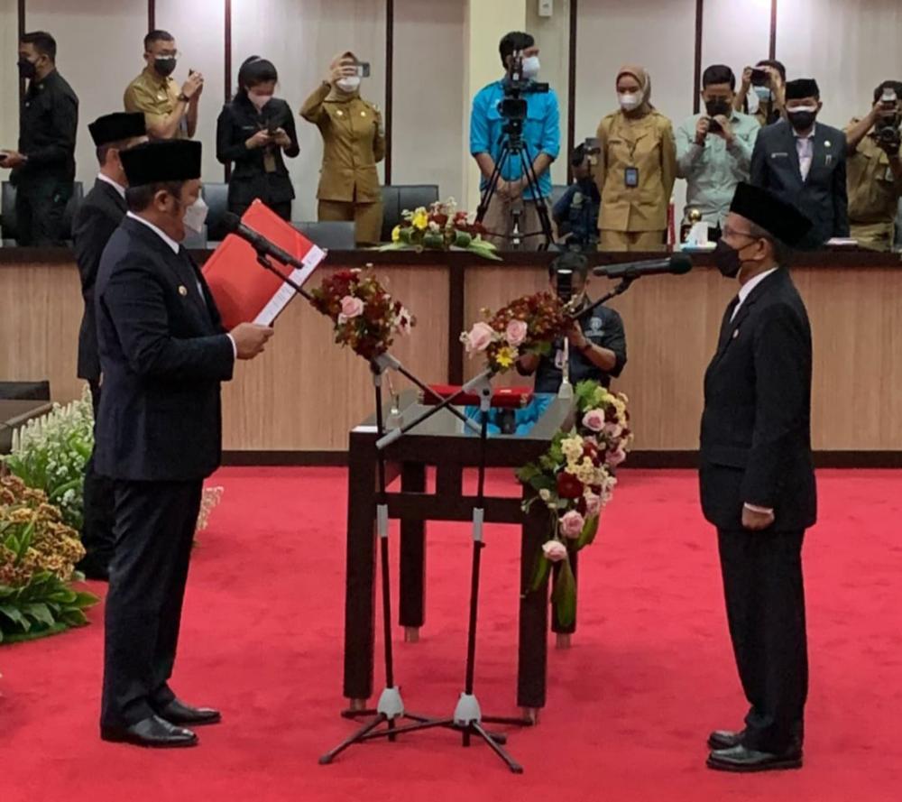 Gubernur Lantik Supriono Sebagai Pj Sekda Sumsel
