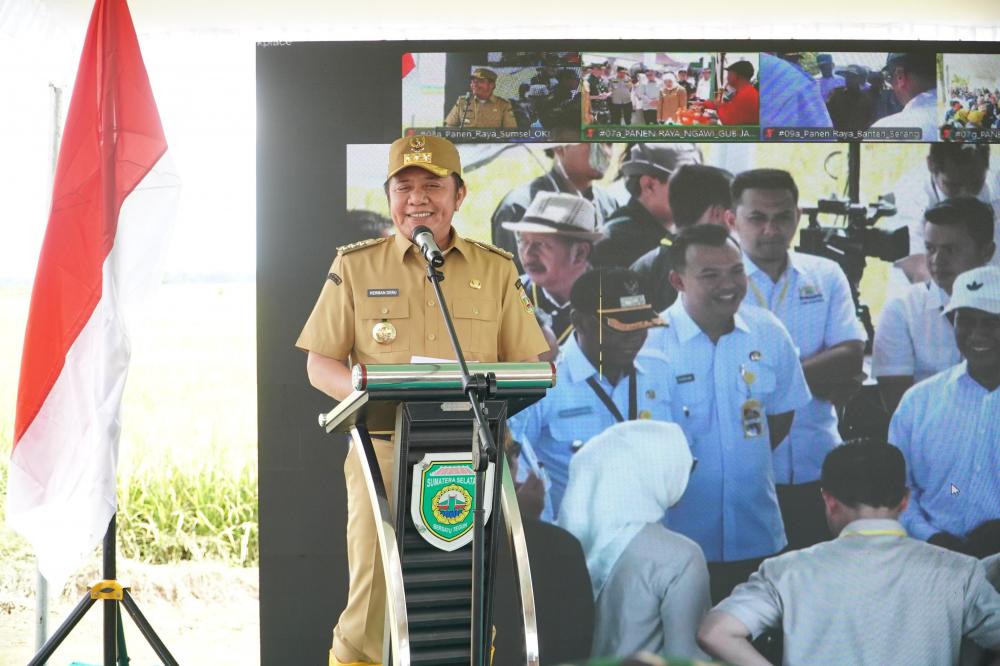 Gubernur Sumsel Herman Deru Perjuangkan Langsung Penyelesaian Pembangunan Bendungan Tiga Dihaji ke Presiden Prabowo
