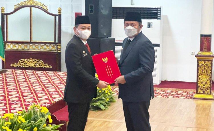 HD Tunjuk Kurniawan Jabat Plh Bupati Muara Enim