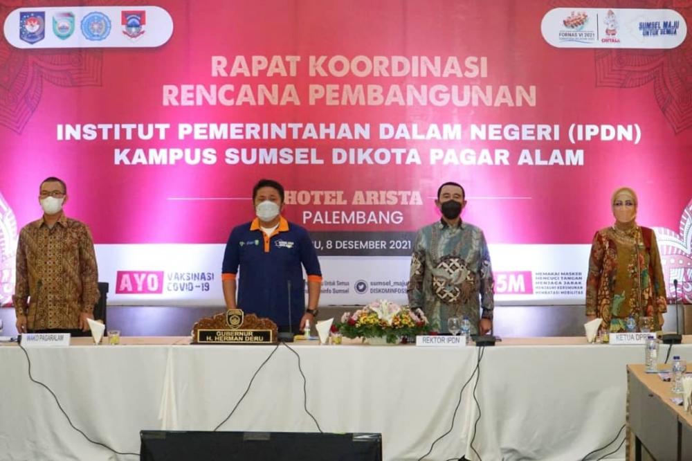 Herman Deru Dapat Dukungan Gubernur se-Sumbagsel Hadirkan Kampus IPDN di Pagar Alam