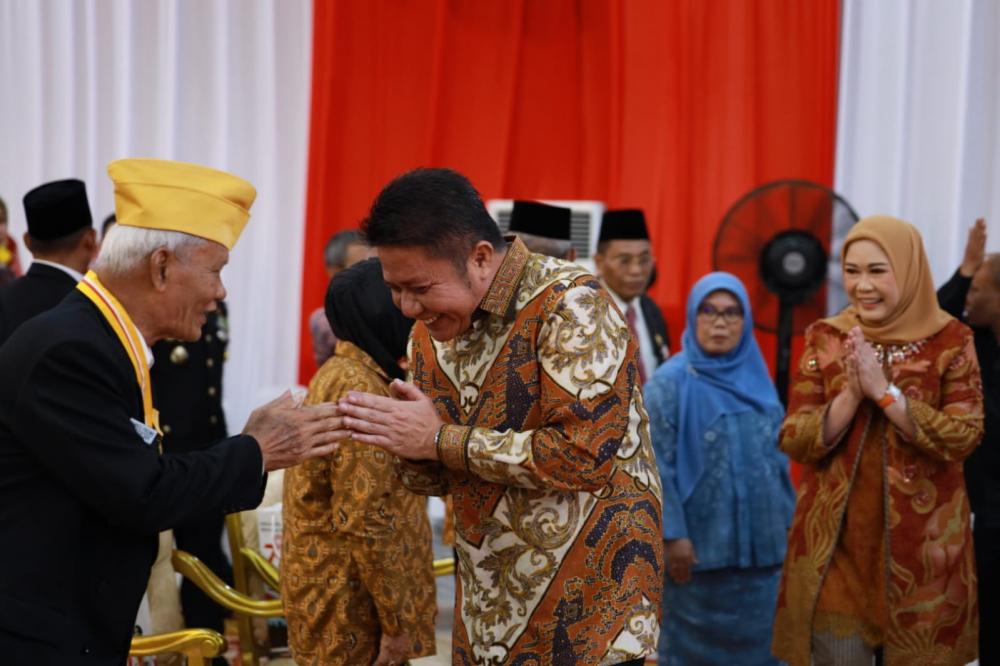 Herman Deru Gelar Resepsi Kenegaraan Dan Ramah Tamah Bersama Perintis Pejuang Kemerdekaan