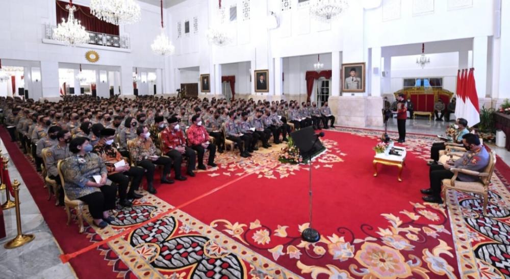 Ini Arahan Presiden ke PJU Polri dan Jajaran di Istana Negara
