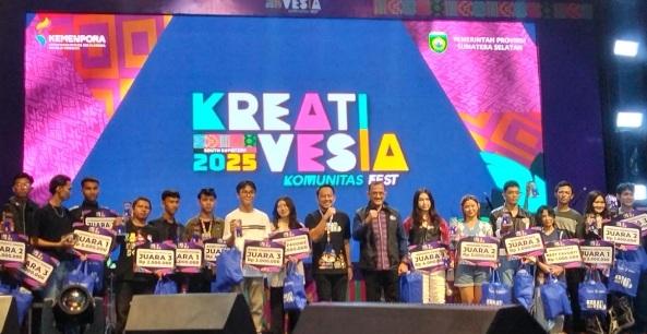 Kabupaten Muara Enim Sabet Juara 2 Band Competition dan E-Football di Ajang Pekan Kreativesia Sumsel 2025