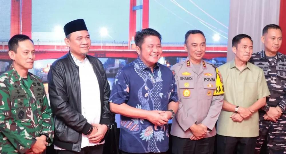 Ketua DPRD Sumsel Ikut Pemantauan Malam Takbiran Bersama Kapolri, Fokus Jaga Keamanan Idul Fitri
