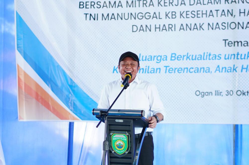 Kolaborasi Cegah Stunting, Herman Deru: Ini Tanggung Jawab Bersama