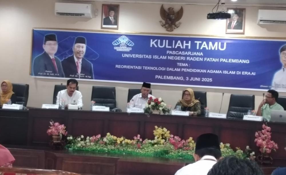Kuliah Tamu Internasional UIN Raden Fatah Palembang: Reorientasi Teknologi Pendidikan Islam di Era AI