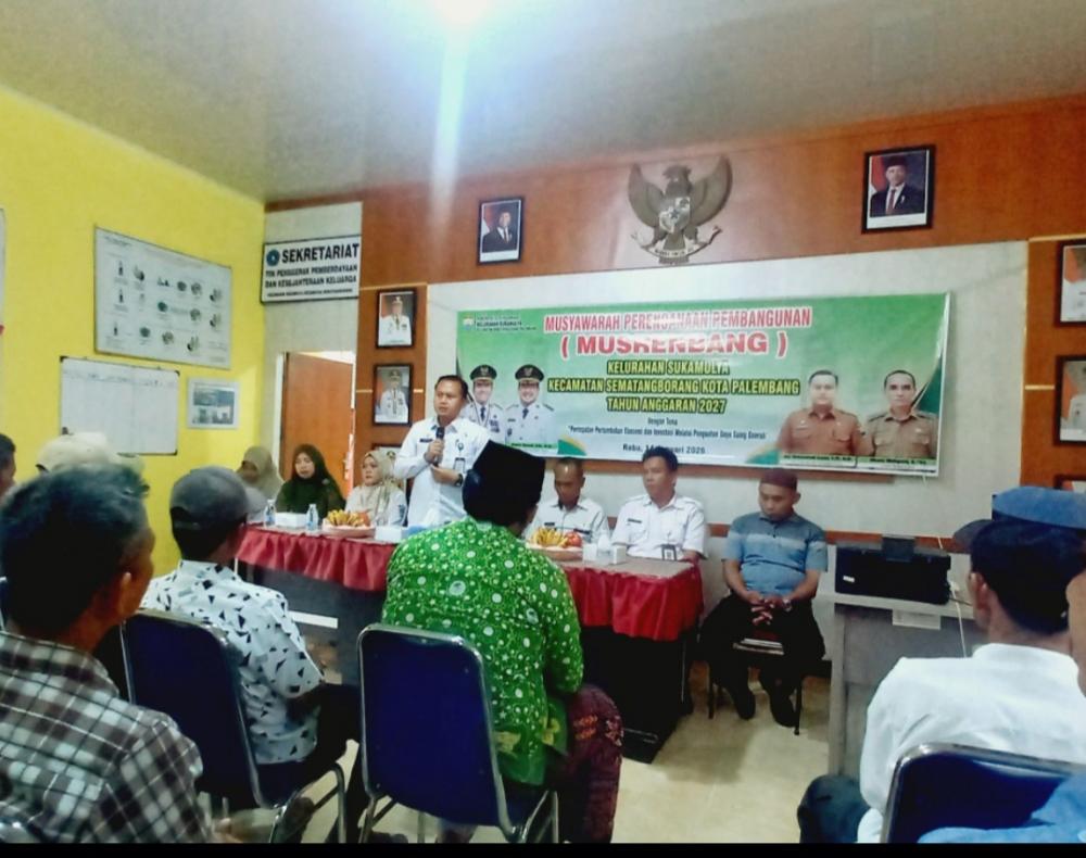 Kelurahan Sukamulya Gelar Musrenbang 2027, Fokus Penguatan Daya Saing dan Investasi