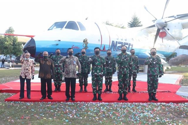 Panglima TNI Resmikan Monumen Pesawat N250 Gatotkoco