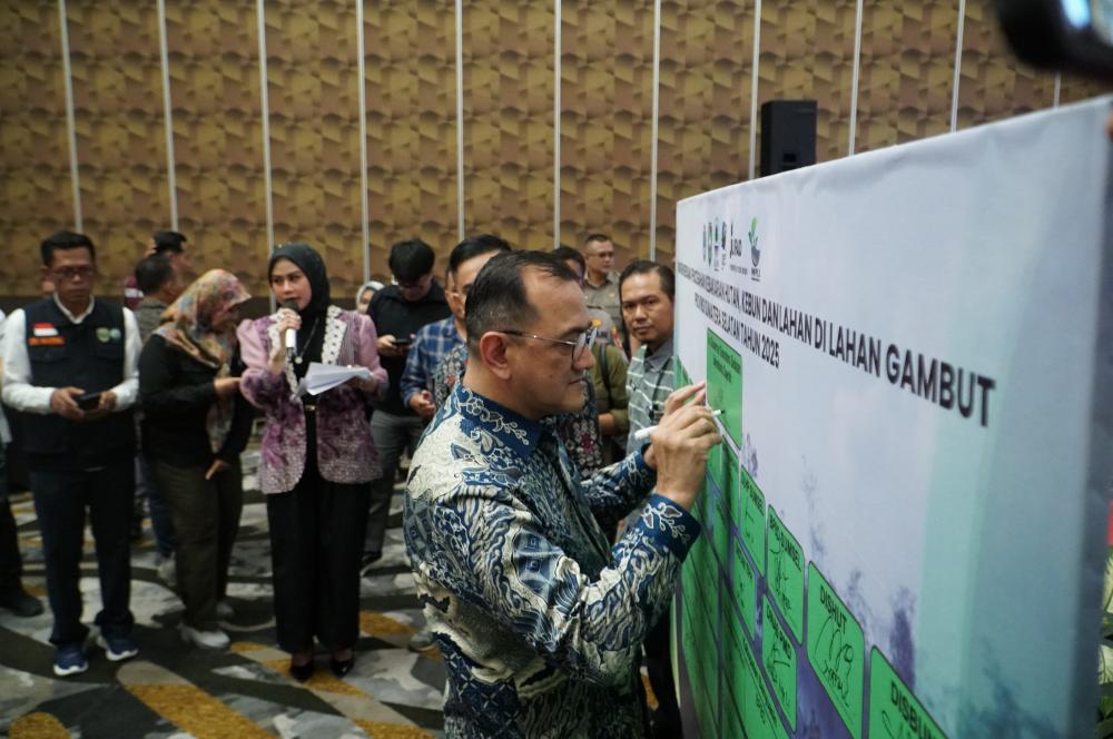 Pemprov Sumsel Kerahkan Segala Daya Tangani Karhutla