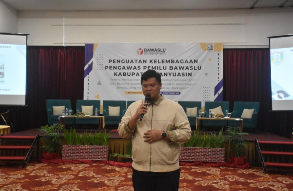 Penguatan Kelembagaan Bawaslu, Sekda Banyuasin Berikan Apresiasi