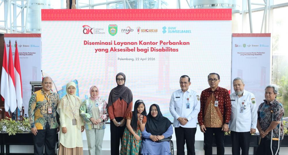 Perkuat Inklusi Keuangan, OJK Dorong Layanan Perbankan Aksesibel bagi Penyandang Disabilitas di Sumatera Selatan