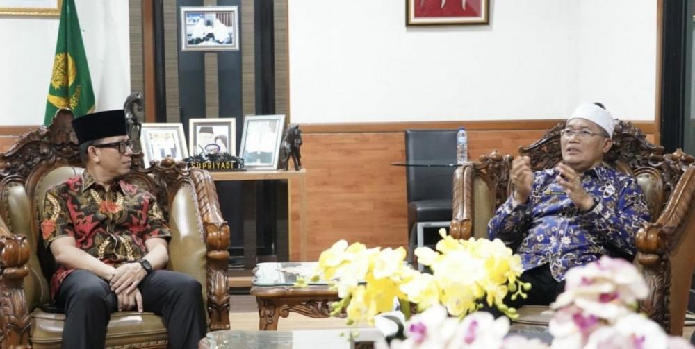 Perkuat Pengawasan Proyek Strategis Daerah, Bupati OKU Teddy Meilwansyah Koordinasi dengan BPKP Sumsel