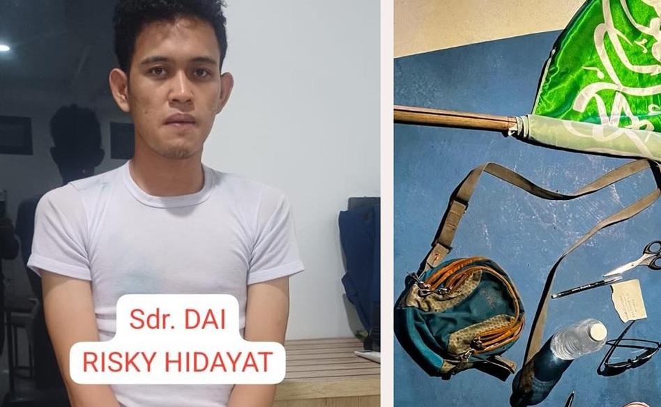 Polda Sumsel Pastikan Pria yang Diamankan di Area Helipad Mapolda Tidak Terafiliasi Jaringan Terorisme, Motif Masih Didalami