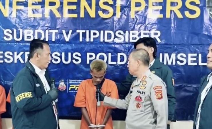 Polda Sumsel Tangkap Ayah dan Anak di Palembang Kompak Jual Konten Dewasa, Setahun Bisa Untung Rp70 Juta