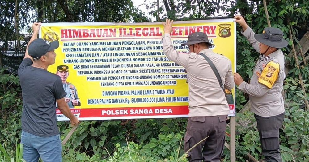Polsek Sanga Desa Diterpa Isu Terima Fee Ilegal Drilling, Polres Muba Tegaskan: Tidak Benar!