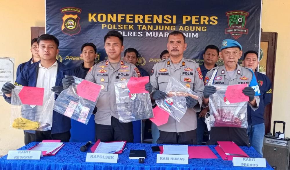Polsek Tanjung Agung Ringkus Komplotan Begal Sopir Truk yang Sempat Viral di Muara Enim, Tiga Pelaku Ditangkap dan Satu Masuk Daftar Buronan