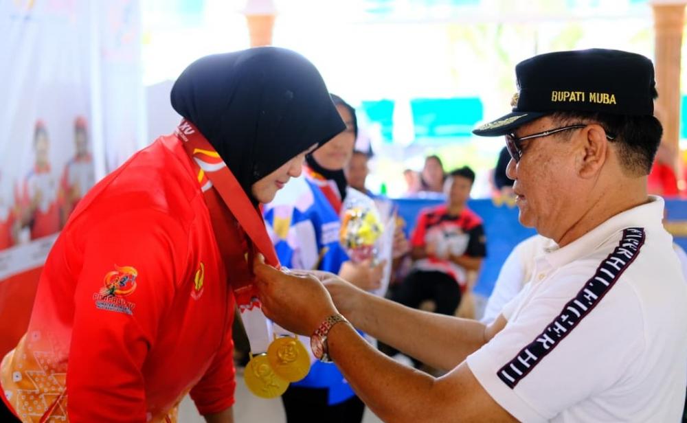 Porprov XV Sumsel: Kontingen Kabupaten Muba Kokoh di Puncak Klasemen Dengan 16 Medali, Disusul Kota Palembang dan Musi Rawas
