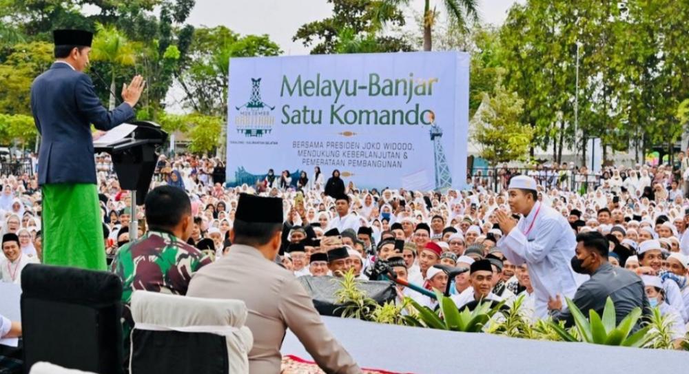 Presiden Apresiasi Dukungan Masyarakat Melayu-Banjar Terhadap Pembangunan IKN
