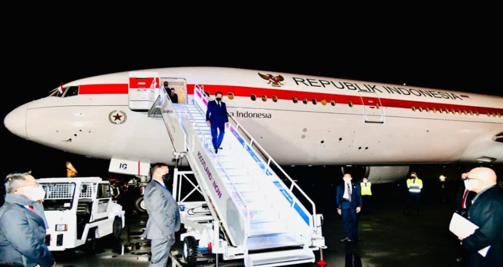 Presiden Jokowi Tiba di Glasgow untuk Ikuti KTT COP26
