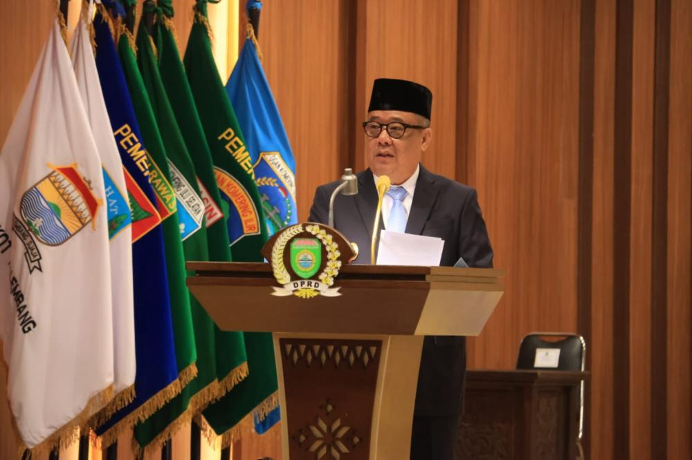RPJMD 2025-2029 Jadi Arah Baru Pembangunan Sumsel, Wagub Sampaikan Jawaban Gubernur