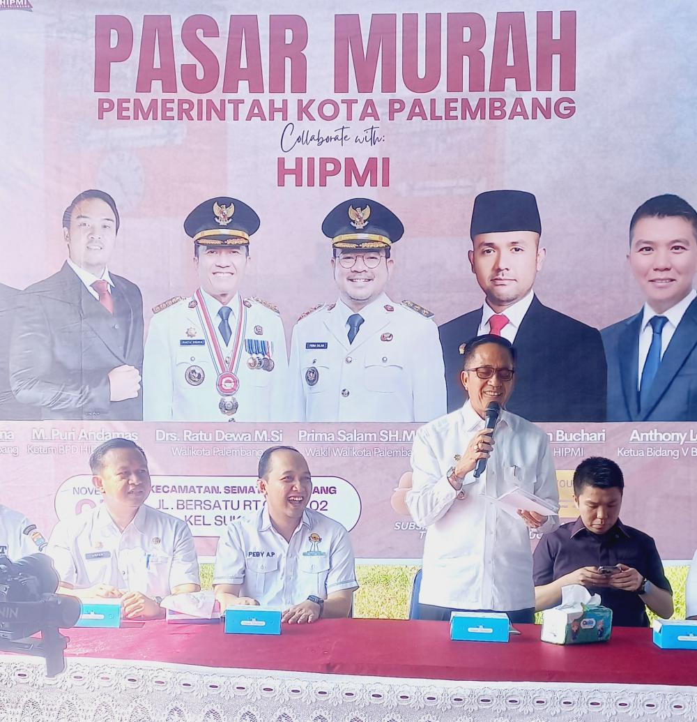 Ratu Dewa Buka Pasar Murah di Sukamulya: Kolaborasi Pemkot dan HIPMI Bantu Masyarakat Dapatkan Harga Terjangkau