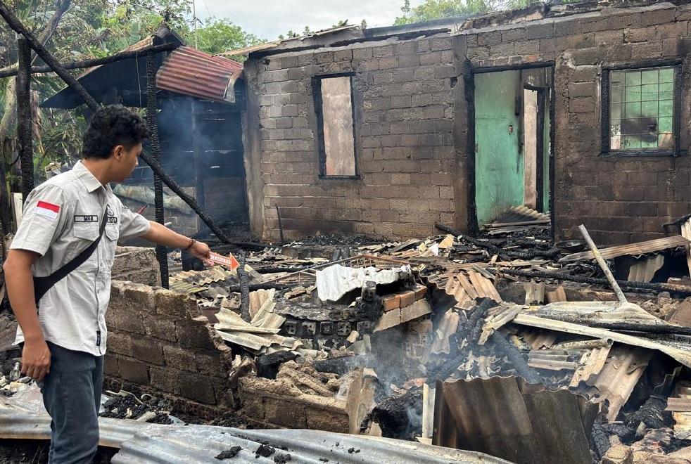 Rumah Pengusaha Keripik di Muara Enim Ludes Terbakar, Kerugian Capai Rp80 Juta