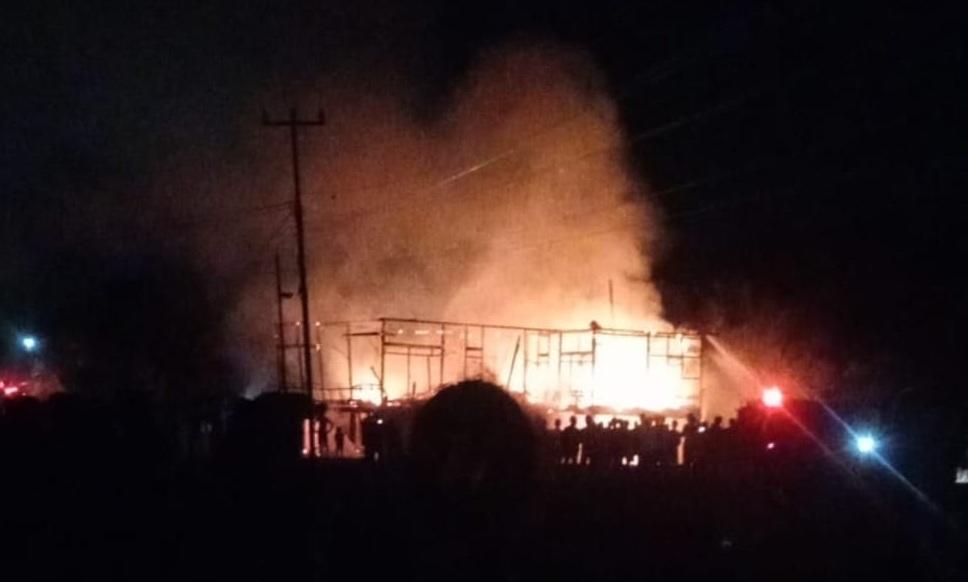 Rumah Semi Permanen Ludes Terbakar di Kabupaten OKU, Warga Panik Selamatkan Diri, Penyebab Masih Diselidiki