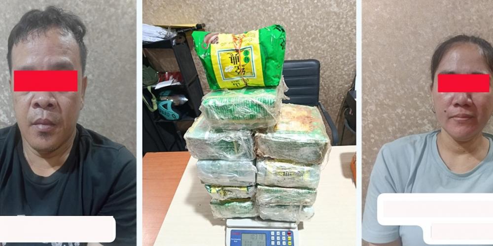 Satresnarkoba Polrestabes Palembang Gagalkan Peredaran 10,3 Kg Sabu, Dua Tersangka Terancam Hukuman Mati