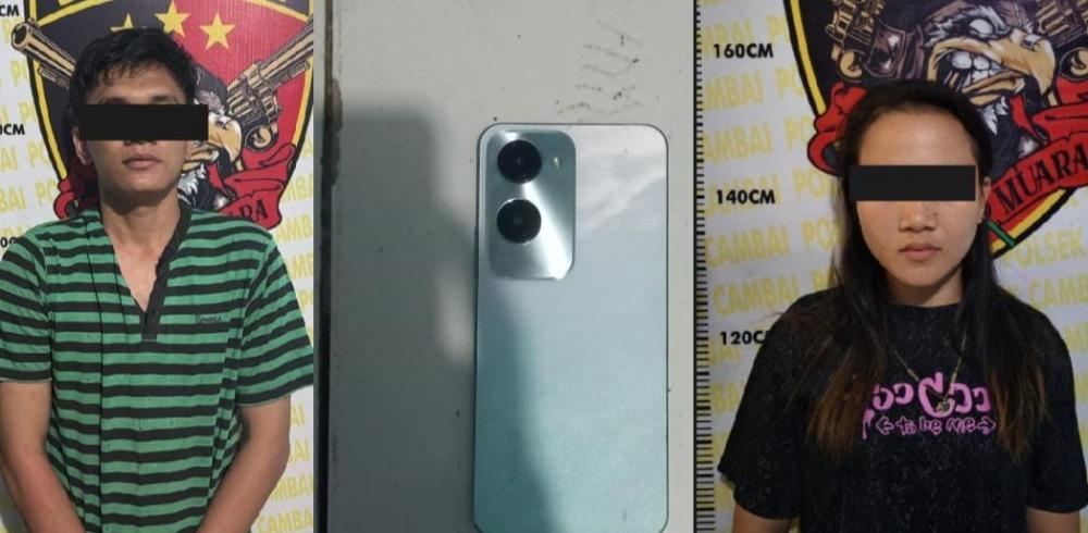 Sejoli Kompak Curi Handphone di Prabumulih, Polisi Bongkar Modus Merusak Jendela Rumah Korban