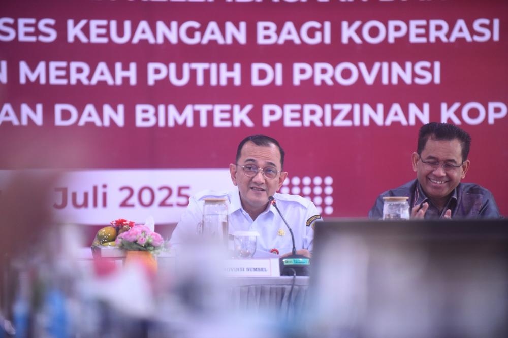 Sekda Edward Candra Buka Rakor Literasi Keuangan, Dorong Peran Koperasi Merah Putih Tingkatkan Ekonomi Desa