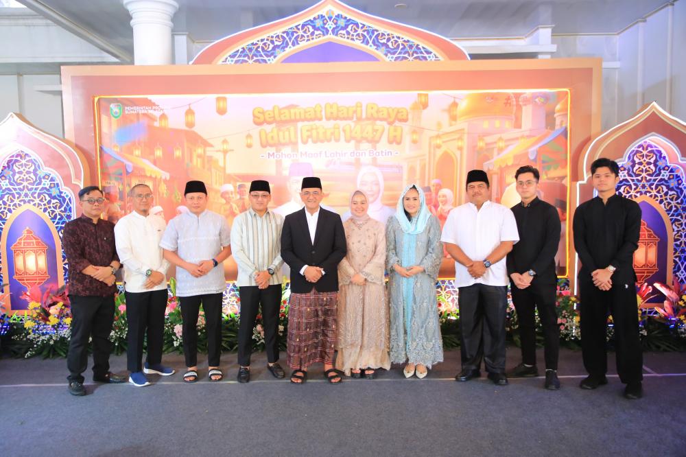 Sekda Sumsel Edward Candra ,Gelar Open House Idul Fitri, Pererat Silaturahmi dengan Masyarakat
