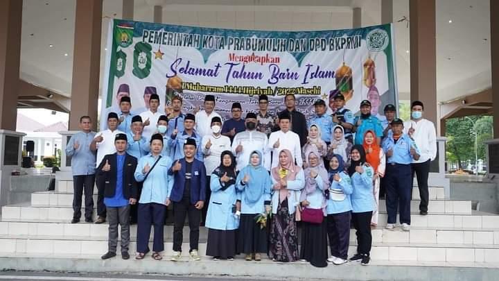 Semarakkan Tahun Baru Islam 1444 H, Pemkot Bersama BKPRMI Prabumulih Gelar Pawai Taaruf