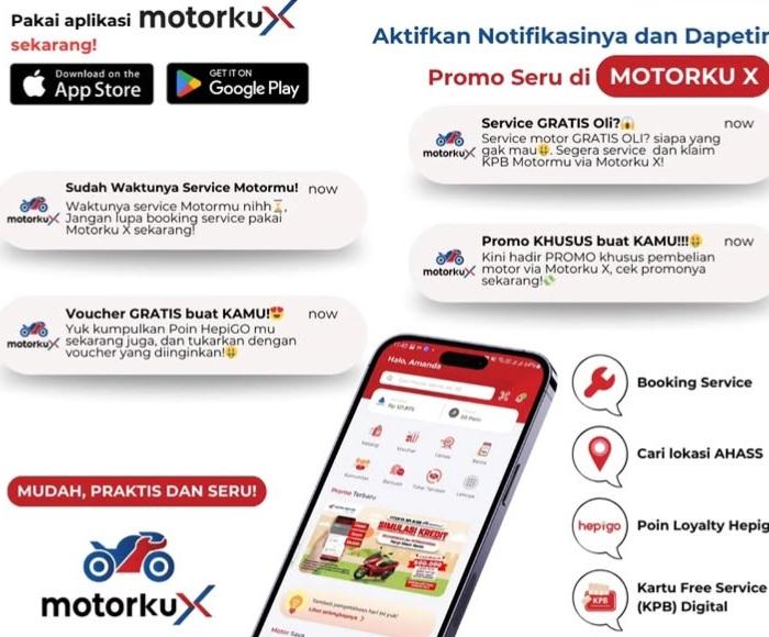 Servis Motor Honda Kini Lebih Praktis, Astra Motor Sumsel Ajak Konsumen Manfaatkan Aplikasi MotorKu X